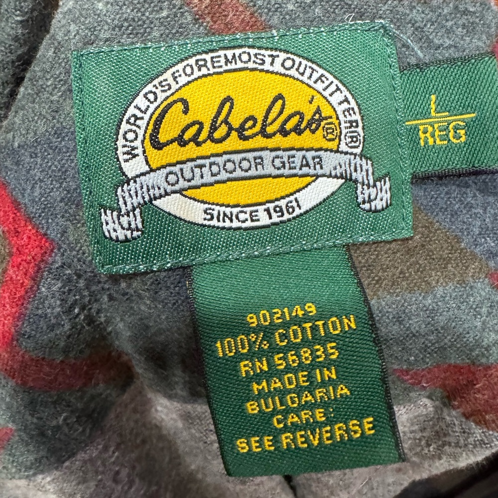 Vintage Cabela’s Multicolor button shirt - Picture 7 of 9